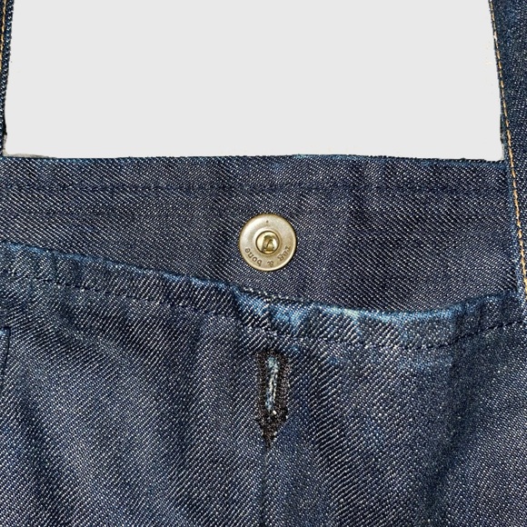 DARK DENIM RAG AND BONE INDIGO TOTE BAG - Picture 3 of 7